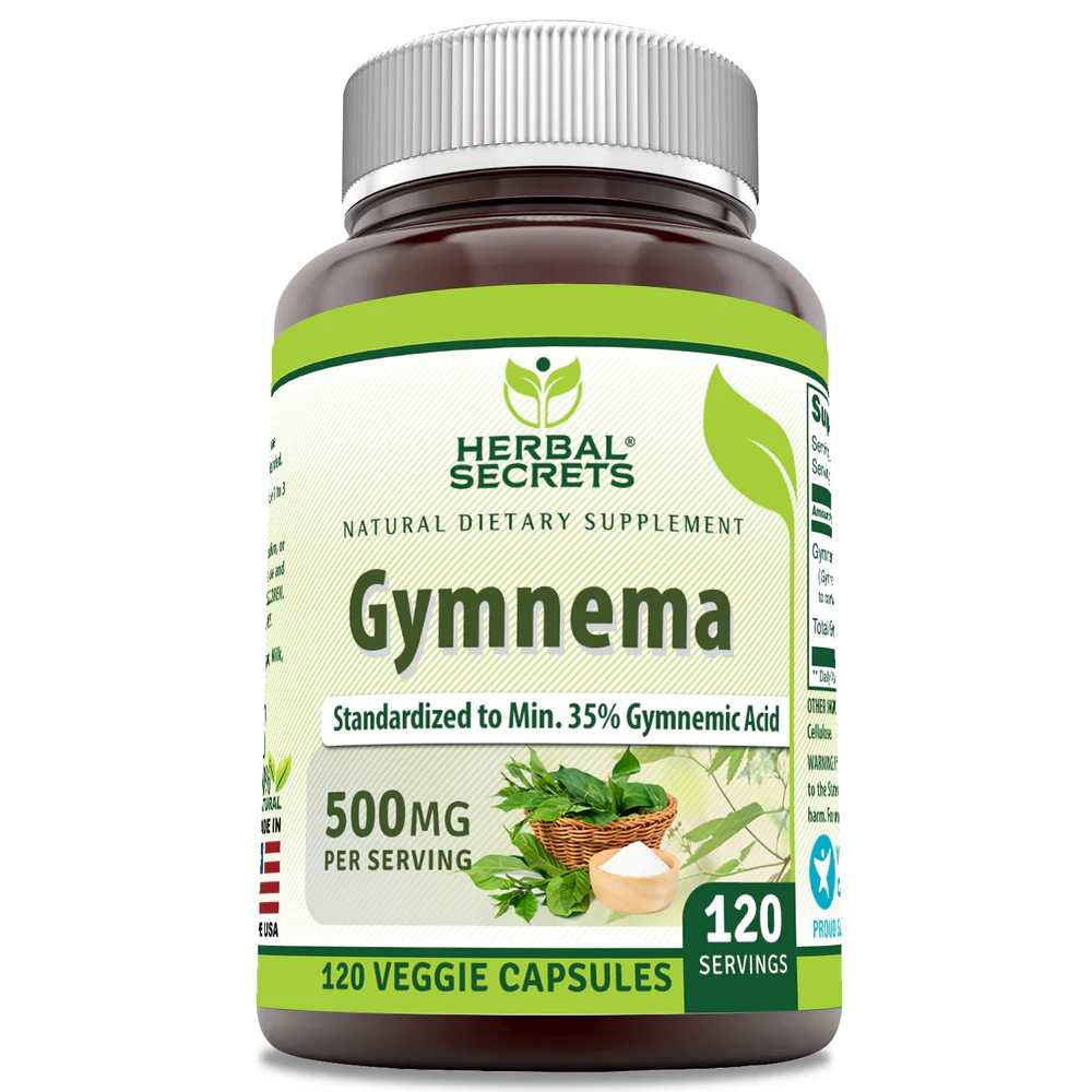 Herbal Secrets Gymnema 500 Mg 120 Veggie Capsules