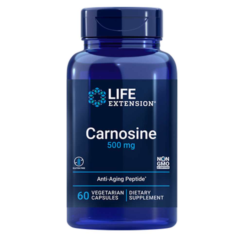 Life Extension Carnosine 500 Mg – 60 Vegetarian Capsules