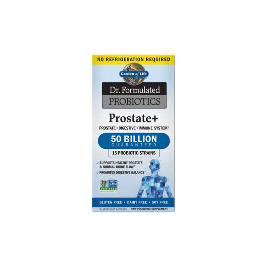 Garden of Life Dr. Formulated Probiotics Prostate+ Shelf-Stable 60 Capsules