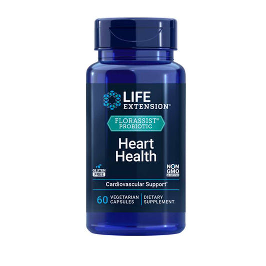 Life Extension Florassist® Probiotic Heart Health – 60 Vegetarian Capsules