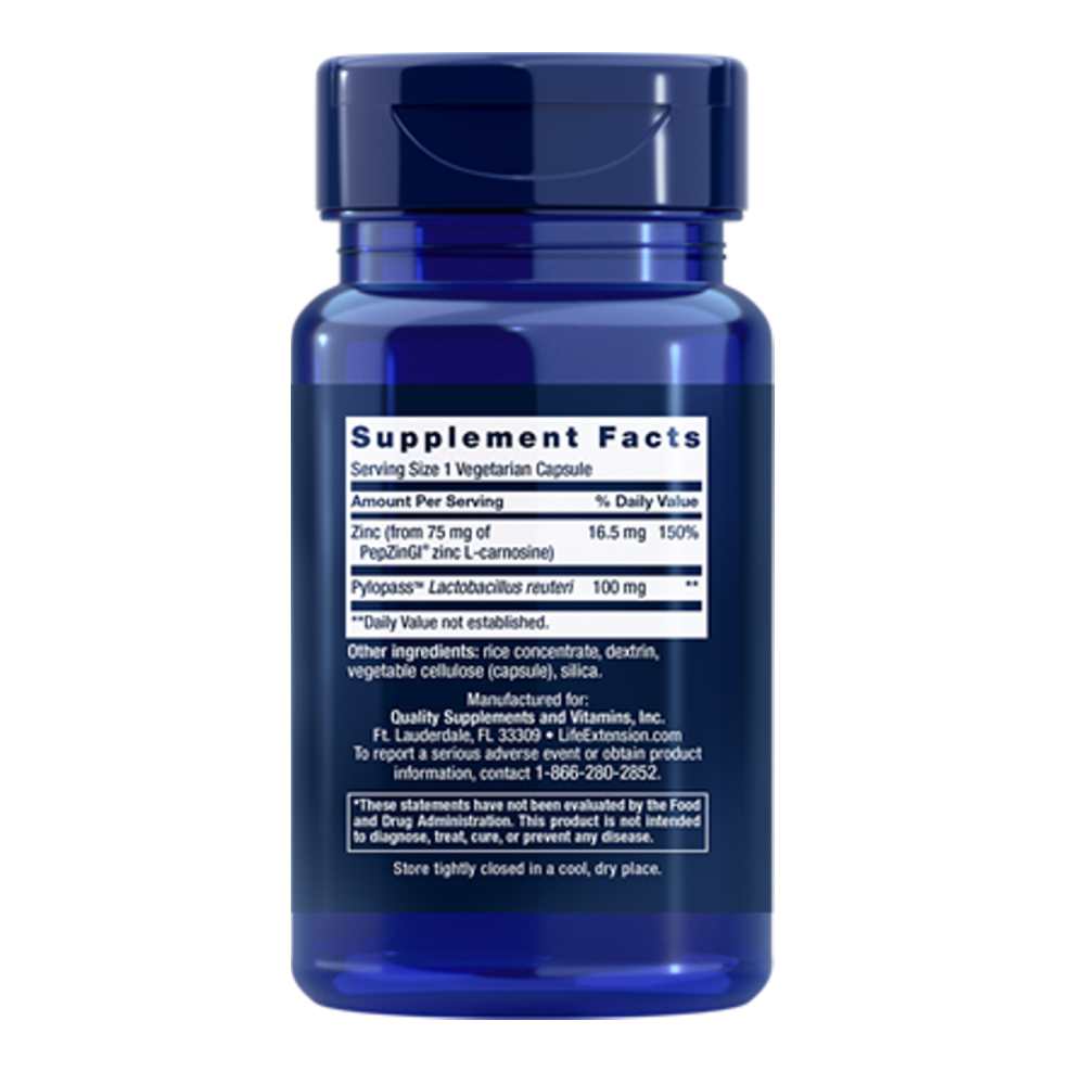 Life Extension Gastro-Ease™ – 60 Vegetarian Capsules