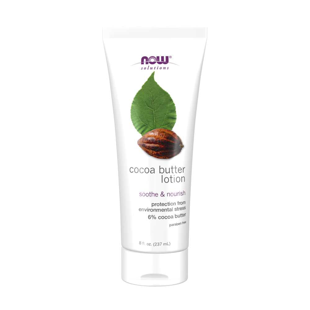 Now Foods Cocoa Butter Lotion – Deep Moisturizing & Nourishing Formula – Skin Softening Body Lotion – 237 M L