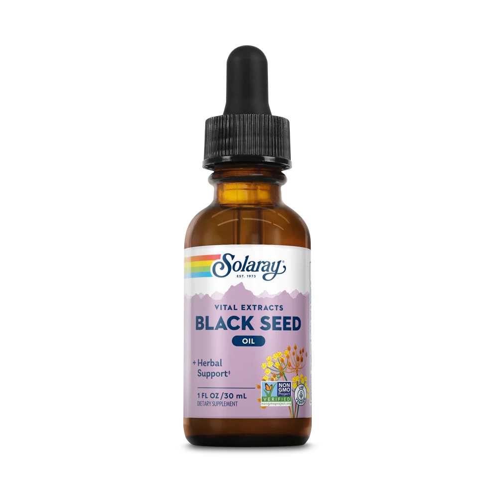Solaray Cold Pressed Black Seed 7% Thymoquinone 30 Ml