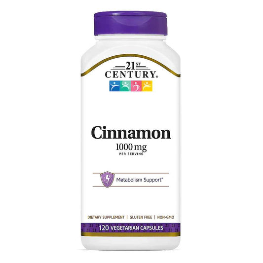 21st Century Cinnamon 1000 Mg 120 Caps