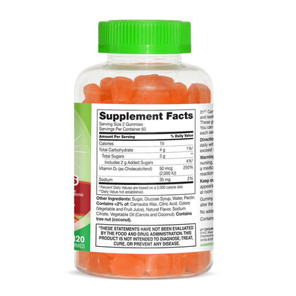 21st Century Vita Joy® Daily D3 50 Mcg 120 Gummies