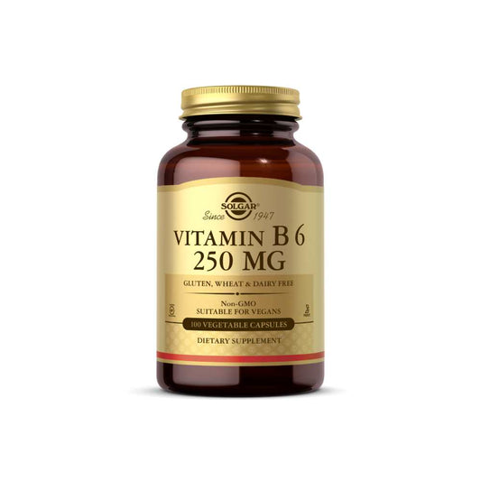 Solgar Vitamin B6 250 Mg 100 Vegetable Capsules
