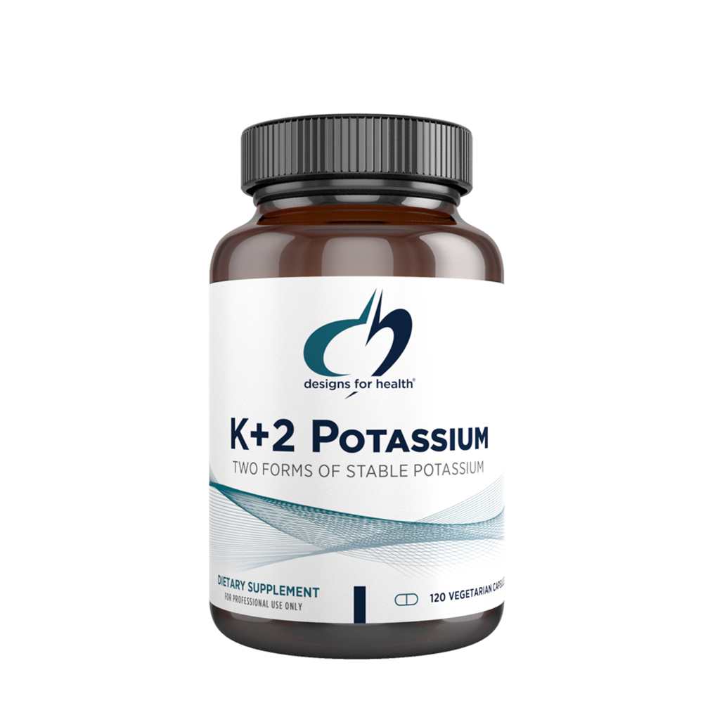 Designs for Health K+2 Potassium 120 Caps