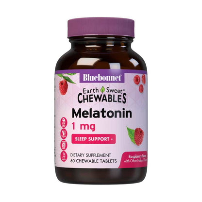 Bluebonnet Nutrition Earthsweet Chewables Melatonin 1 Mg 60 Tabs