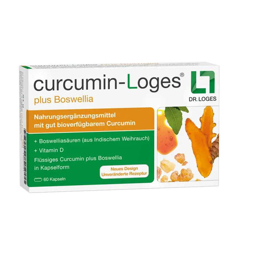 Bioavailable Curcumin + Boswellic Acids | 60 Capsules | Dr. Loges