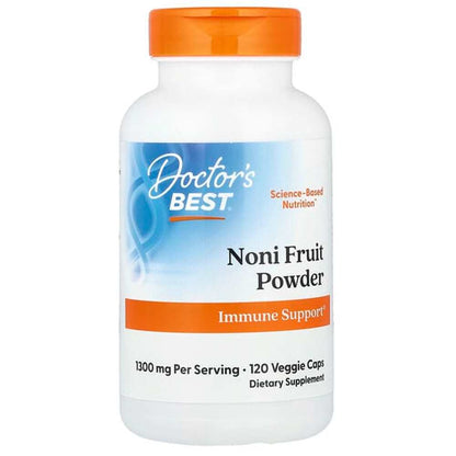 Doctor's Best Noni Fruit Powder, 1300 mg Per Serving, 120 Veggie Caps