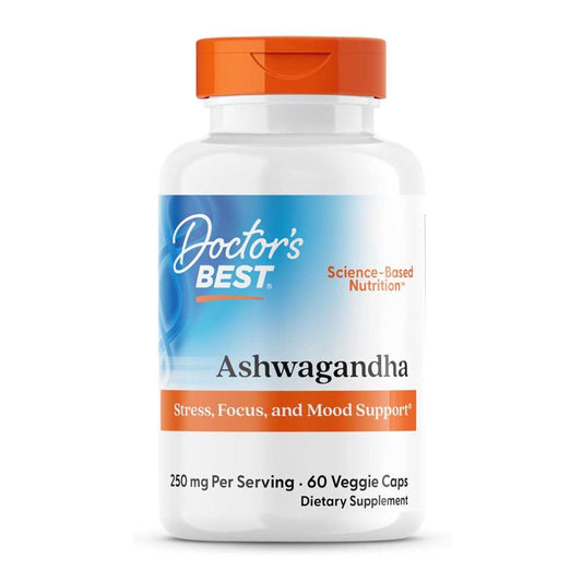 Doctor's Best Ashwagandha with Sensoril, 125 Mg, 60 Veggie Caps