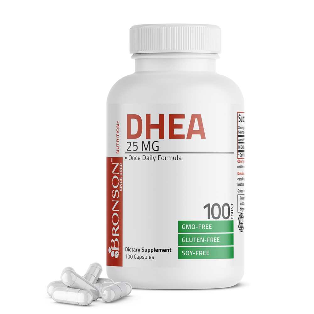 Bronson Vitamins Dhea - 25 Mg 100 Caps
