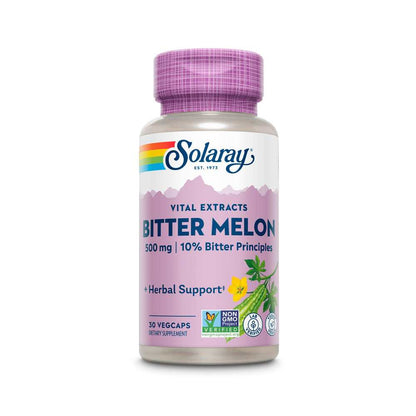 Solaray Bitter Melon Fruit Extract 10%, 500mg 30 Caps