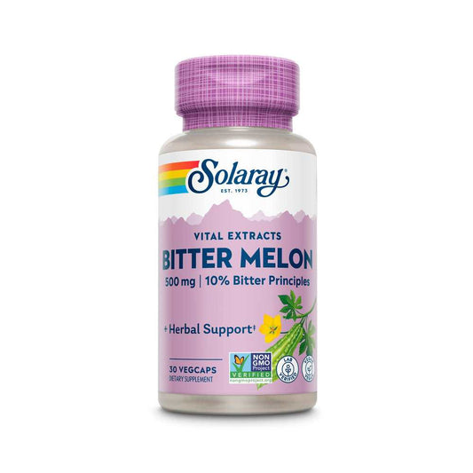 Solaray Bitter Melon Fruit Extract 10%, 500mg 30 Caps