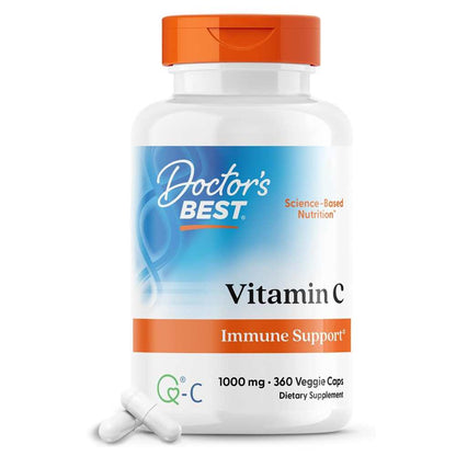 Doctor's Best Vitamin C with Q-C 1000mg Veggie Caps 360 Count
