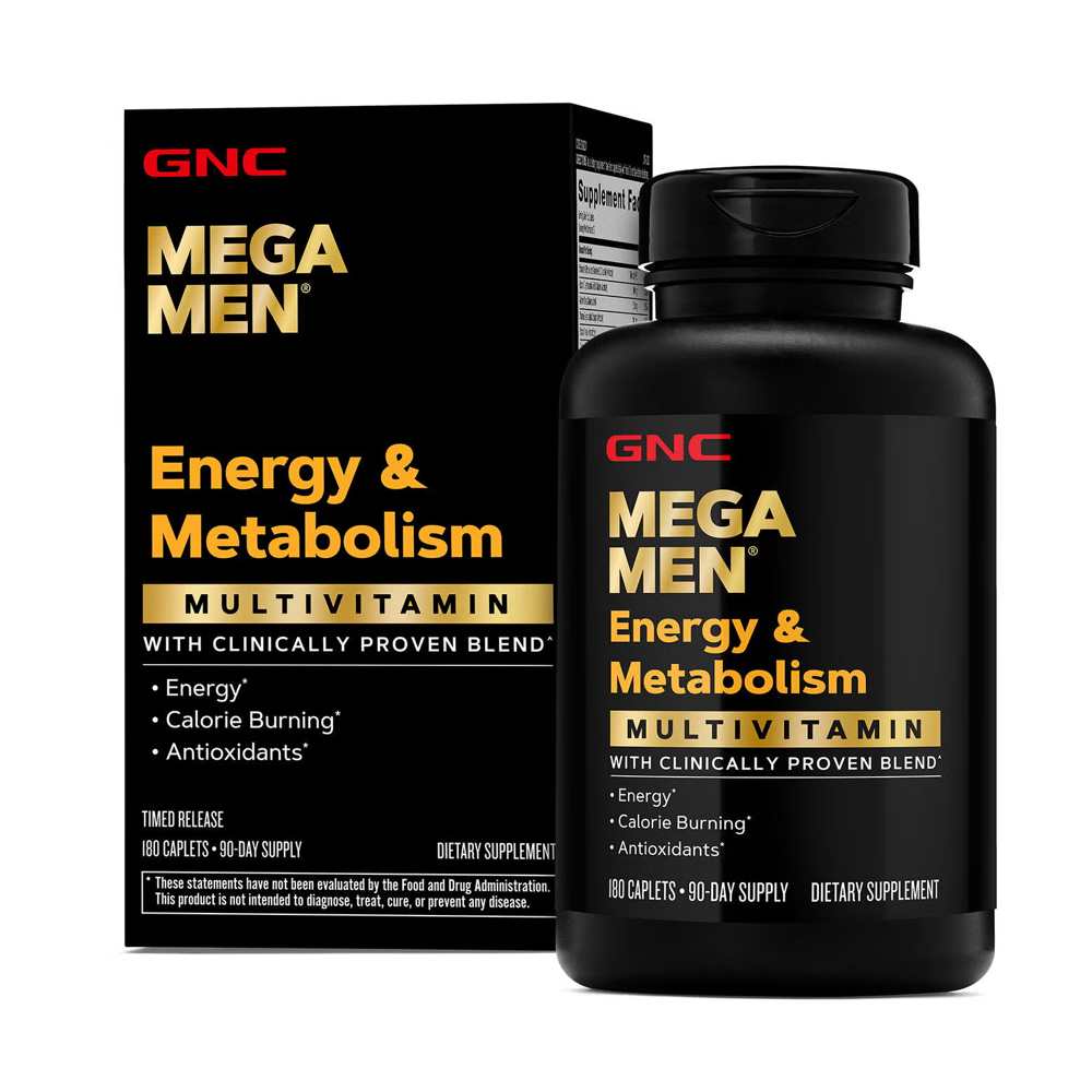 Gnc Mega Men® Energy & Metabolism Multivitamin - 180 Caplets