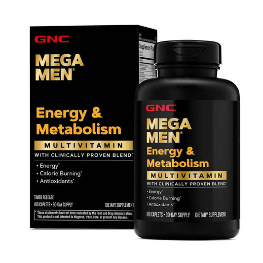 Gnc Mega Men® Energy & Metabolism Multivitamin - 180 Caplets