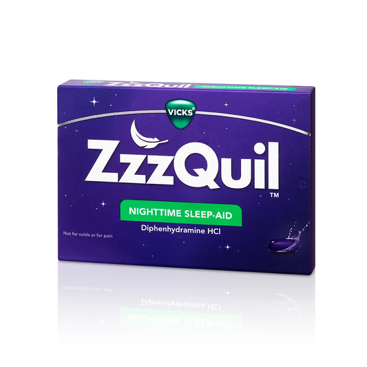 Nighttime Natural Sleep Aid LiquiCaps for Sound Sleep ZzzQuil