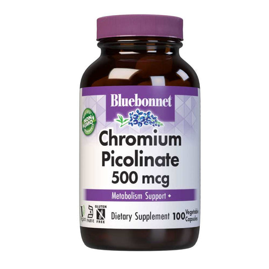 Bluebonnet Nutrition Chromium Picolinate 500 Mcg 100 Caps