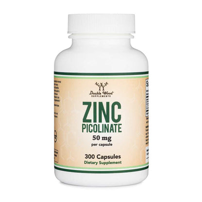 Double Wood Zinc Picolinate 50 Mg – 300 Capsules