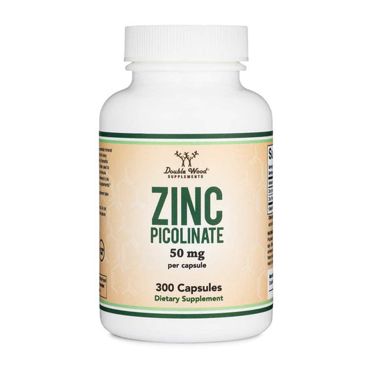 Double Wood Zinc Picolinate 50 Mg – 300 Capsules