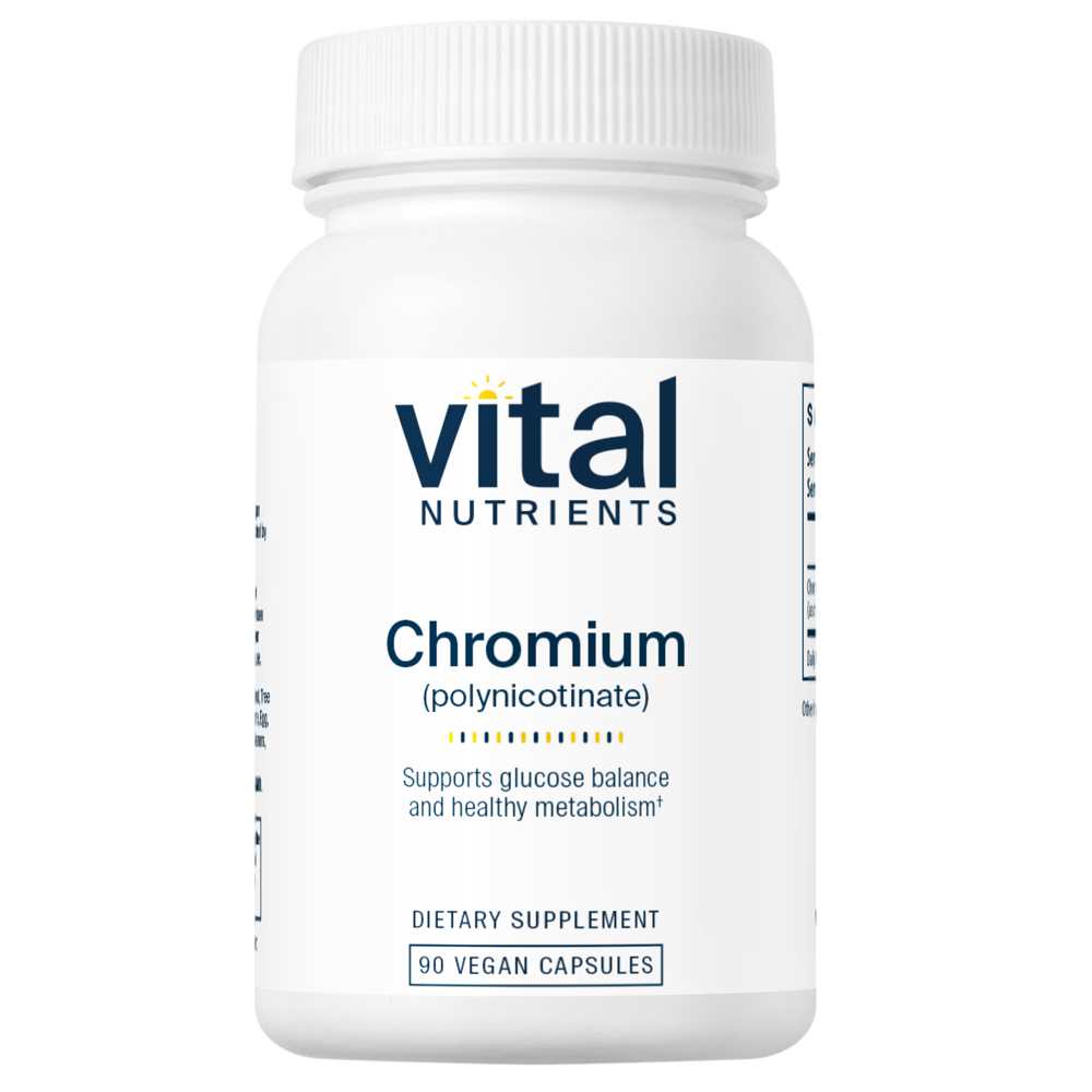 Vital Nutrients Chromium (polynicotinate) 200mcg 90 Caps