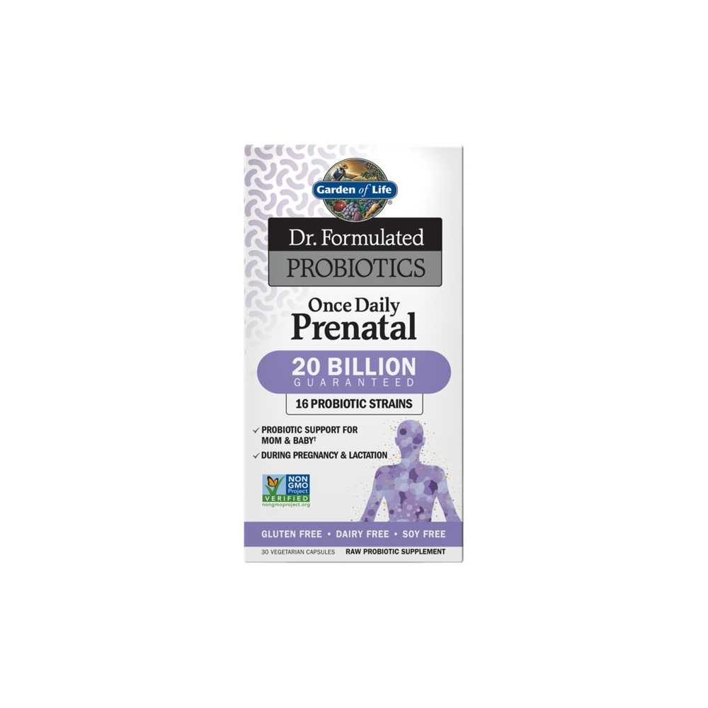 Garden of Life Dr. Formulated Probiotics Once Daily Prenatal Cooler 30 Capsules
