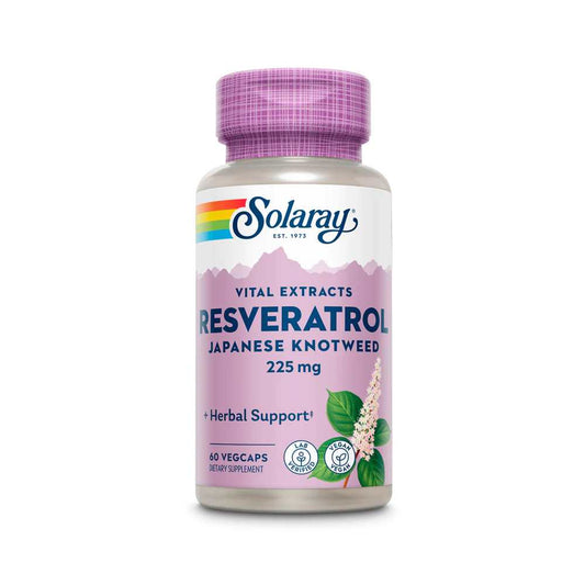 Solaray Triple Strength Resveratrol 225mg 60 Caps