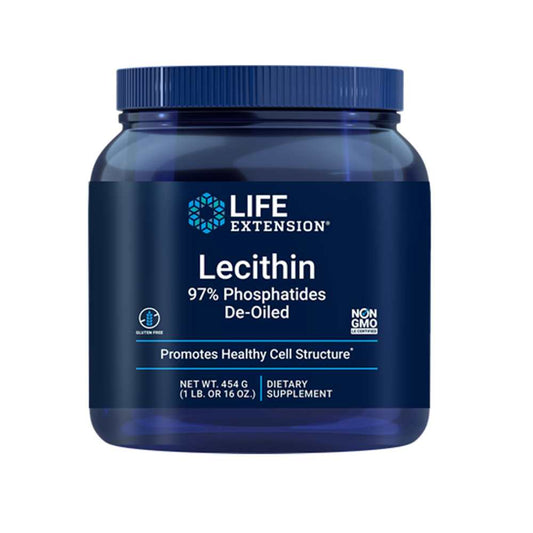 Life Extension Lecithin 97% Phosphatides De-Oiled – 454g