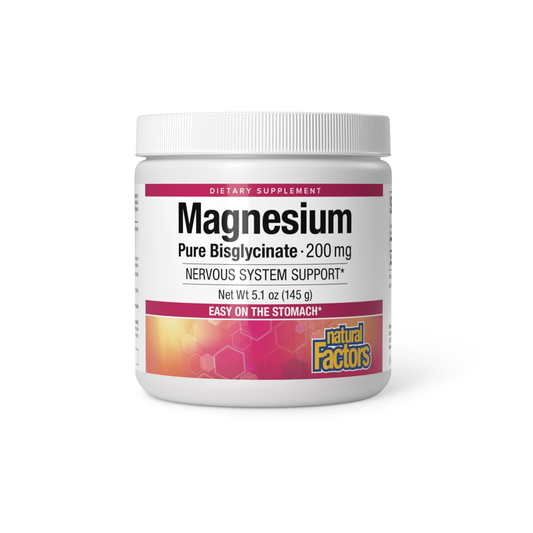 Natural Factors Magnesium Bisglycinate Pure 200mg