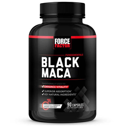 Force Factor Black Maca – 60 Capsules
