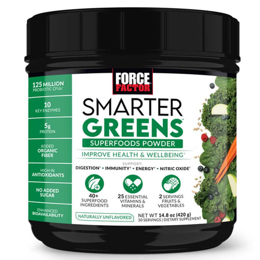 Force Factor Smarter Greens Superfoods – 30 Servings (420g)