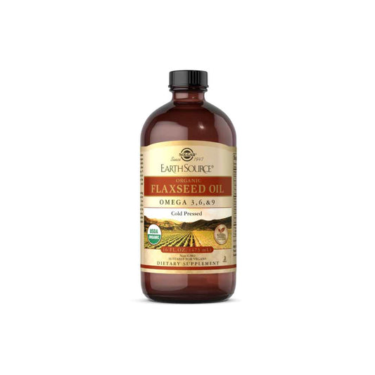 Solgar Earth Source® Organic Flaxseed Oil 473ml