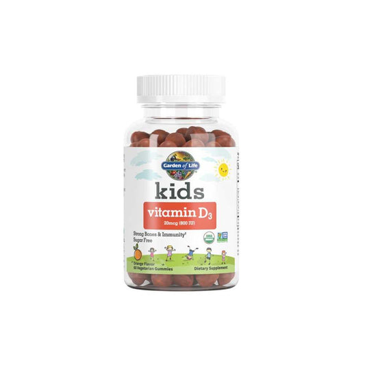 Garden of Life Organic Kids Vitamin D3 Gummy Orange Flavor 60ct