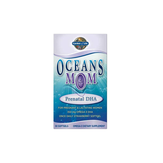 Garden of Life Oceans Mom Prenatal Dha Omega-3 350mg 30 Softgels