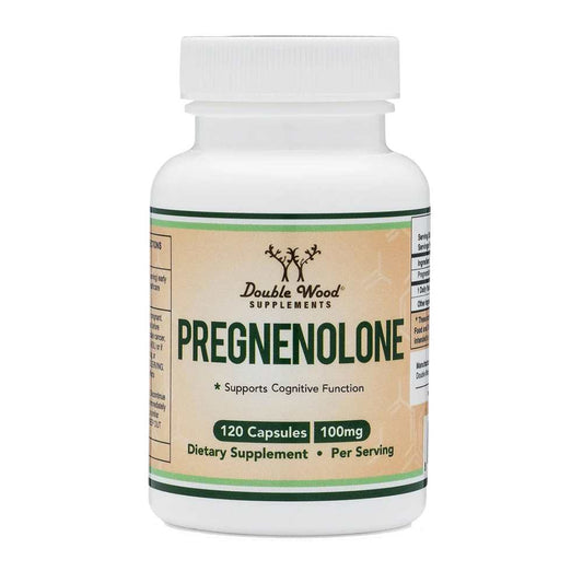 Double Wood Pregnenolone 100mg – 120 Capsules – Cognitive Support