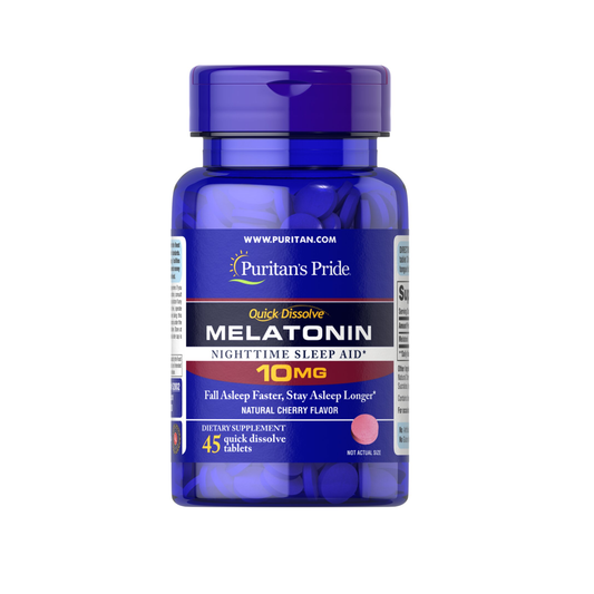 Quick Dissolve Melatonin 10 mg By Puritan's Pride