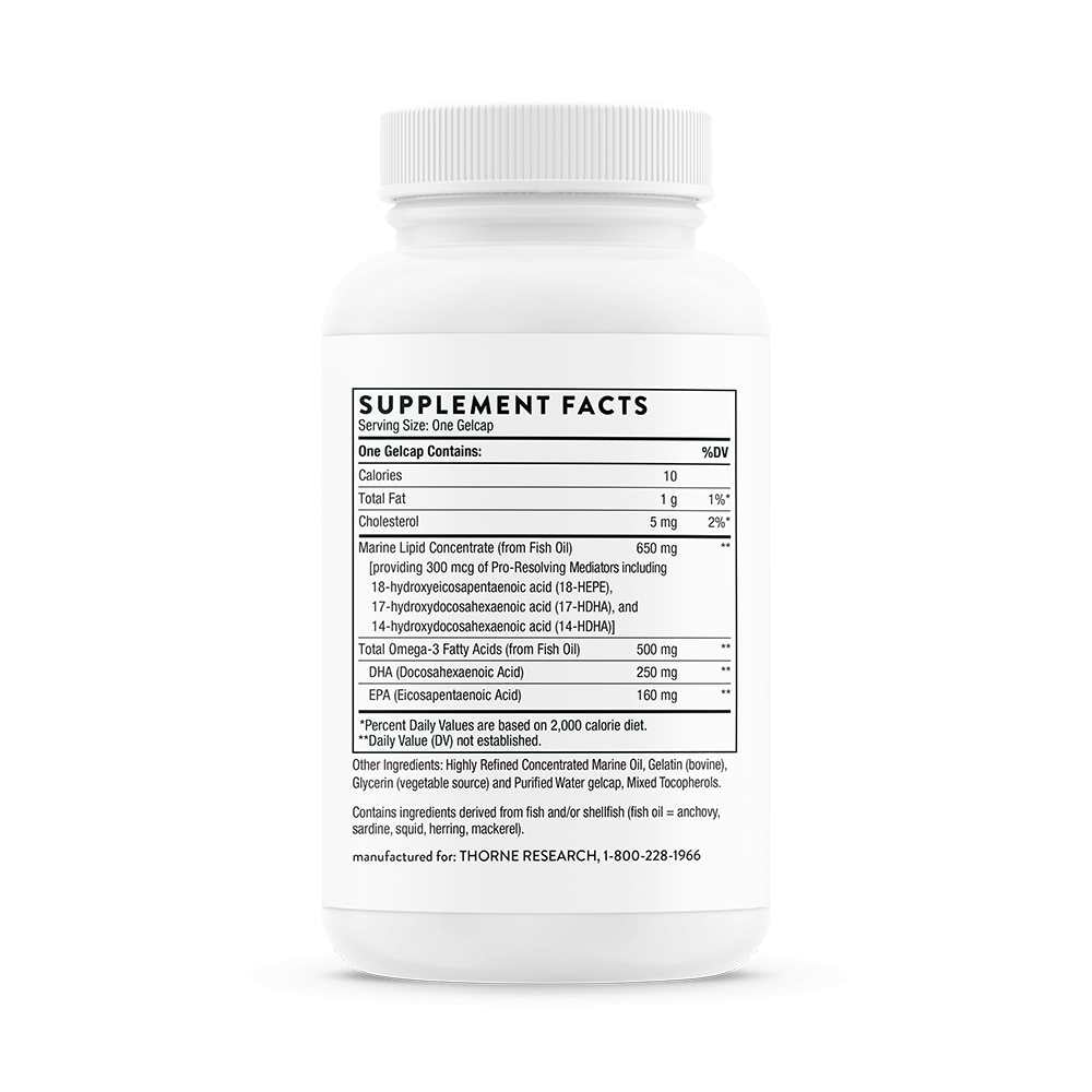 Thorne Pro-Resolving Mediators – 60 Gelcaps for Inflammation Resolution