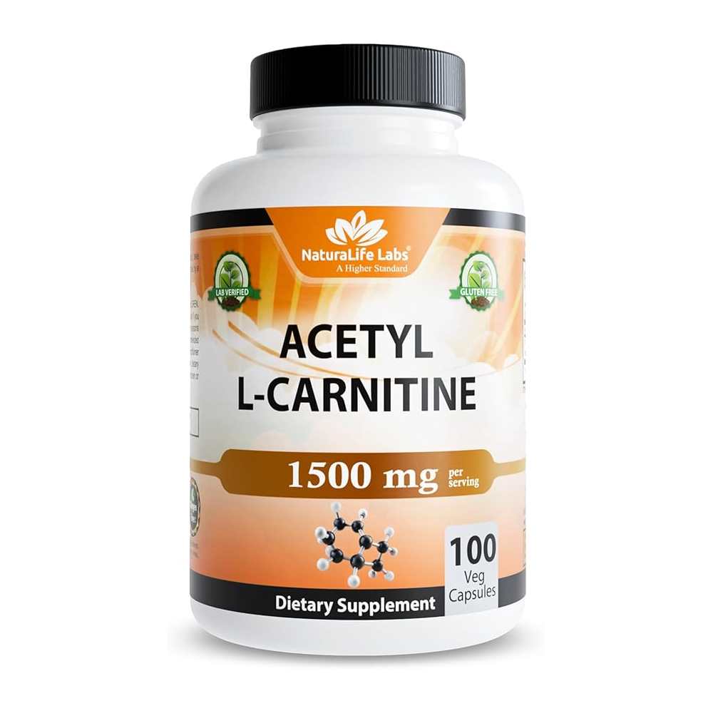 NaturaLife Labs Acetyl L-Carnitine 1500mg 100 caps