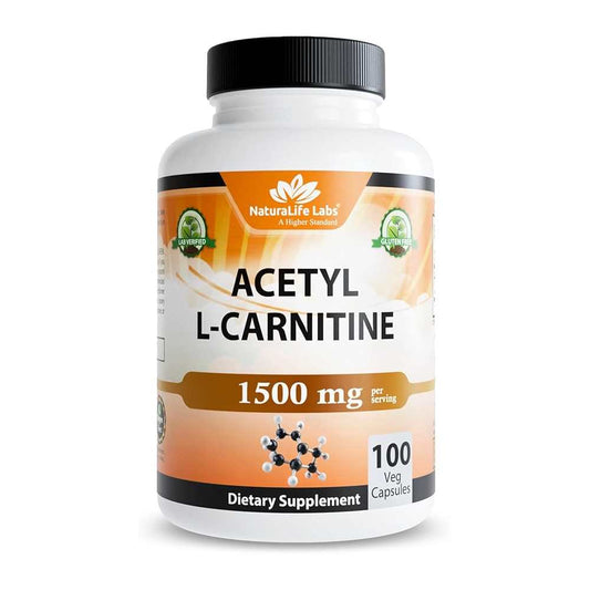 NaturaLife Labs Acetyl L-Carnitine 1500mg 100 caps