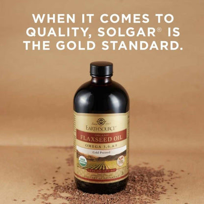 Solgar Earth Source® Organic Flaxseed Oil 473ml