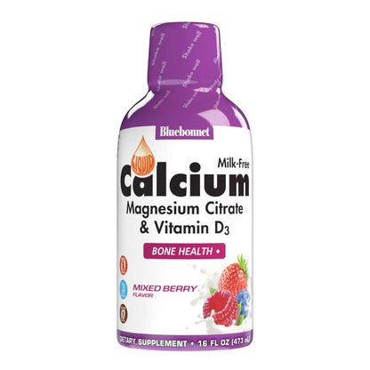 Bluebonnet Nutrition Liquid Calcium Magnesium Citrate & Vitamin D3 473ml