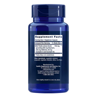 Life Extension Milk Thistle 60 Vegetarian Capsules