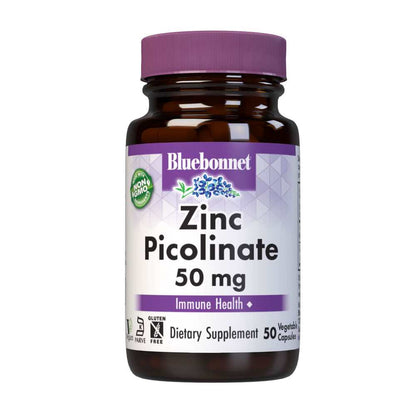 Bluebonnet Nutrition Zinc Picolinate 50 Mg 50 Caps