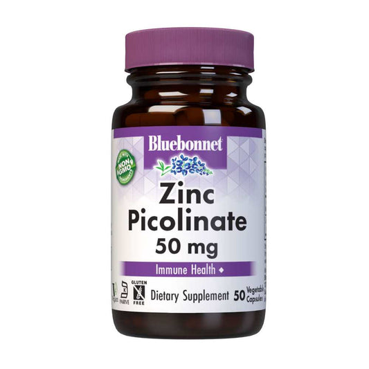 Bluebonnet Nutrition Zinc Picolinate 50 Mg 50 Caps