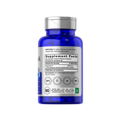 Horbäach Huperzine a 400mcg per Serving | 180 Capsules