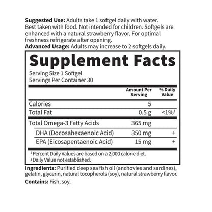 Garden of Life Oceans Mom Prenatal Dha Omega-3 350mg 30 Softgels