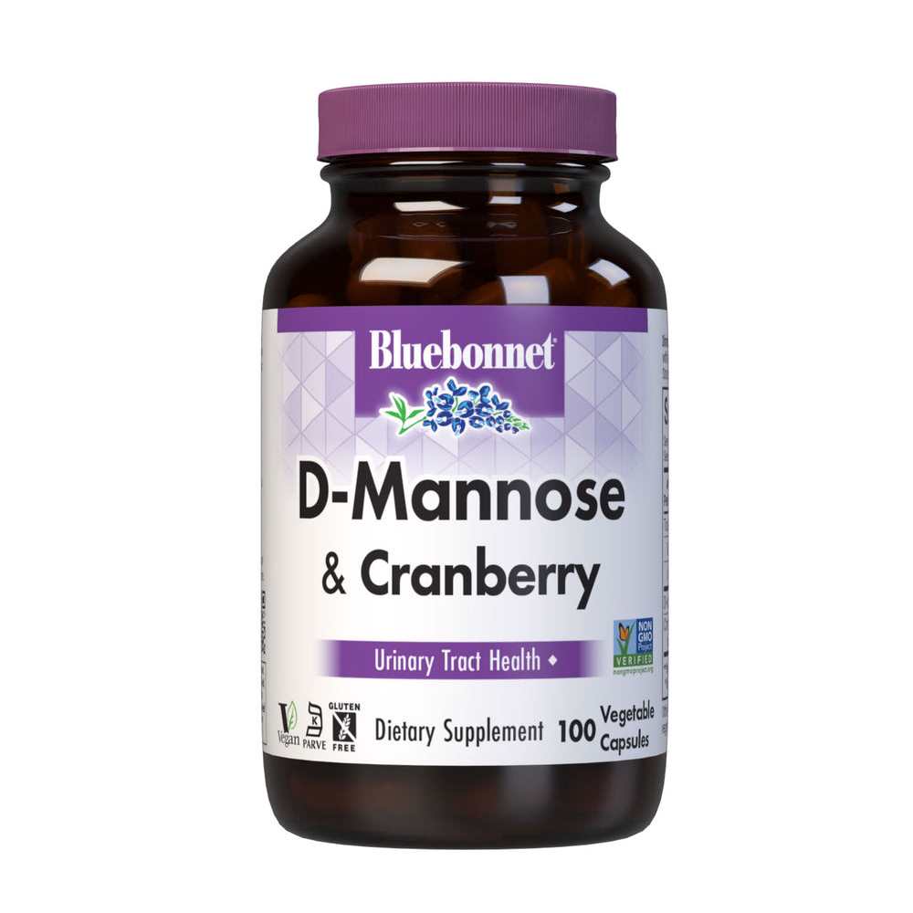 Bluebonnet Nutrition D-Mannose & Cranberry 100 Caps