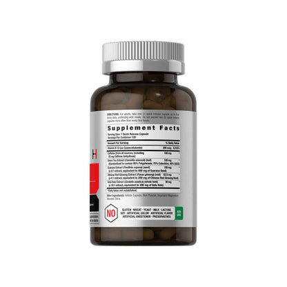 Horbäach Energy Booster | 120 Capsules