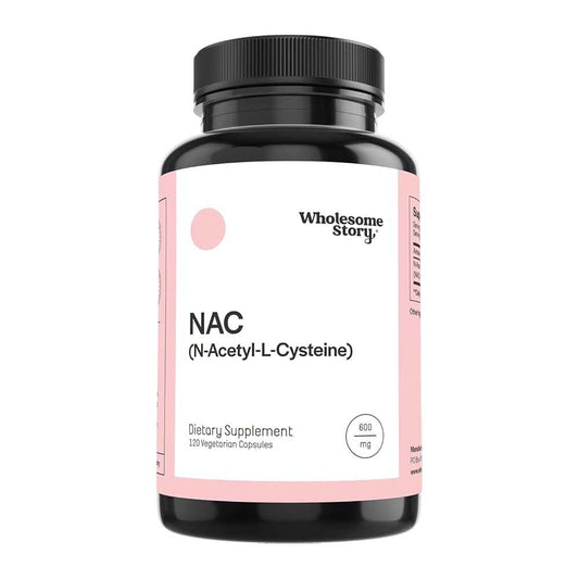 Wholesome Story Nac Supplement N Acetyl Cysteine 600 Mg 120 Caps